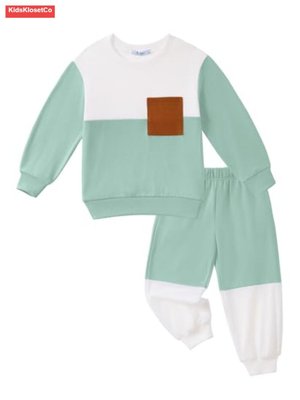 Boys Long Sleeve Sweatsuit Set Tracksuit Pants 2-10Y